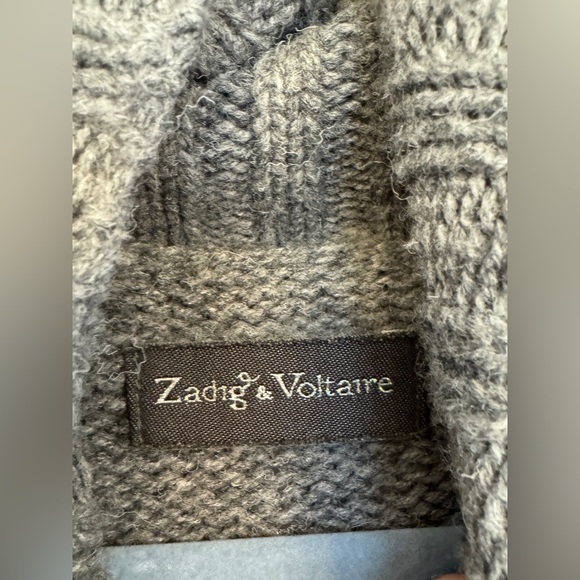 Zadig and Voltaire Grey Peace Turtleneck - Picture 3 of 4